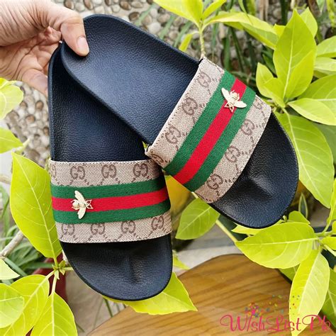 gucci chappal price in pakistan|Gucci Slides for Men .